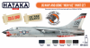 Hataka HTK-CS18 ORANGE LINE – US Navy and USMC high-viz Paint Set 6x17ml